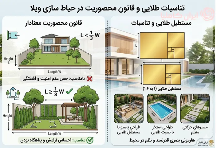 محوطه سازی ویلا